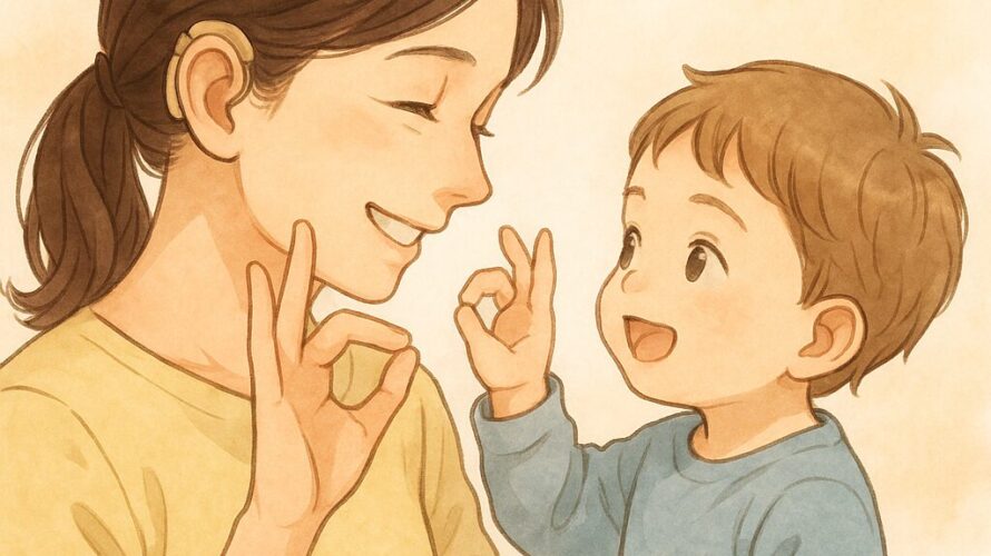 聴覚障害ママの子育て記録|2歳半の息子とことばでつながる日々