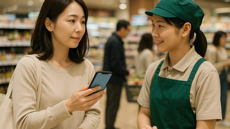 どうコミュニケーションをとっているのか?〜コンビニやスーパー等お店〜